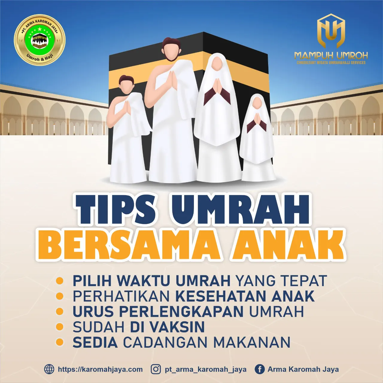 5 Tips Umroh Bersama Anak Tercinta